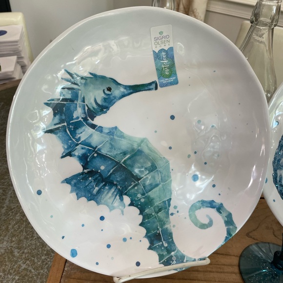 SIGRID OLSEN SEA HORSE /WINE GLASSES BUNDLE - Picture 5 of 5